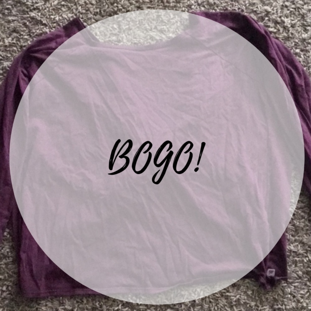 🔥FINAL Fabletics cross back long sleeve crop top